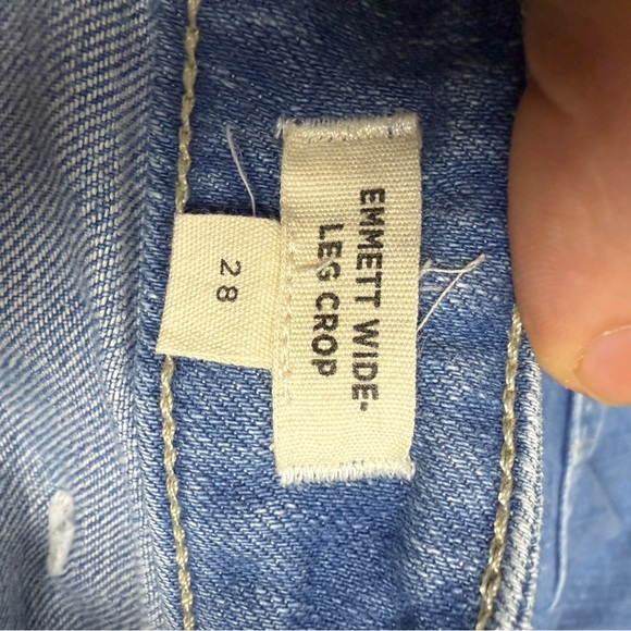 Madewell Emmet Wide Leg Crop Soft Jeans - Picture 7 of 8